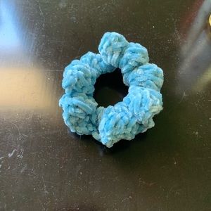 NWOT Blue Velvet Scrunchie